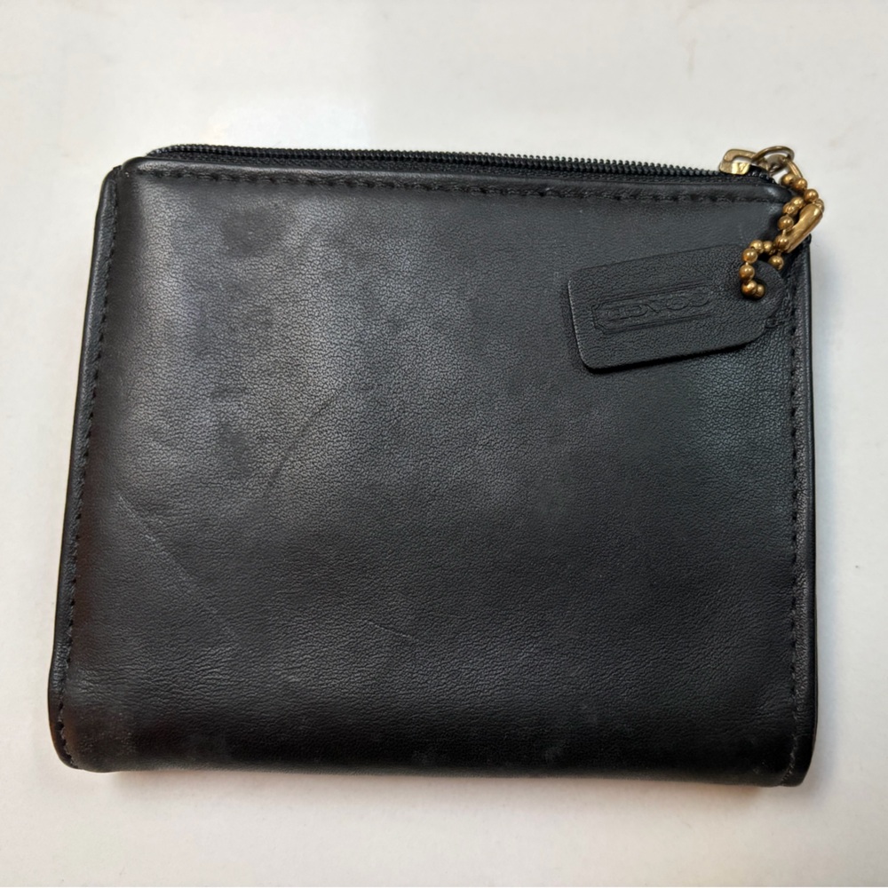 Coach Black Leather Wallet
